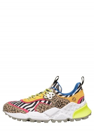 Flower Mountain Kotetsu Sneakers Dames Bruin | EAD3122GX