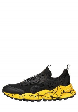 Flower Mountain Kotetsu Uni Sneakers Heren Zwart | JIQ3651PA