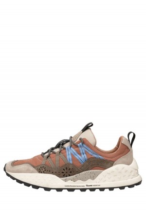 Flower Mountain Washi Sneakers Heren Bruin Grijs | QCE587MS