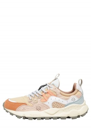 Flower Mountain Yamano 3 Sneakers Dames Roze Beige | AGJ2043UM