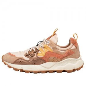 Flower Mountain Yamano 3 Sneakers Dames Bruin | WMR9231BA