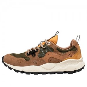 Flower Mountain Yamano 3 Sneakers Heren Bruin | OOM10082PB
