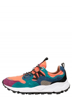 Flower Mountain Yamano 3 Uni Sneakers Heren Oranje Paars | LIY3477MC