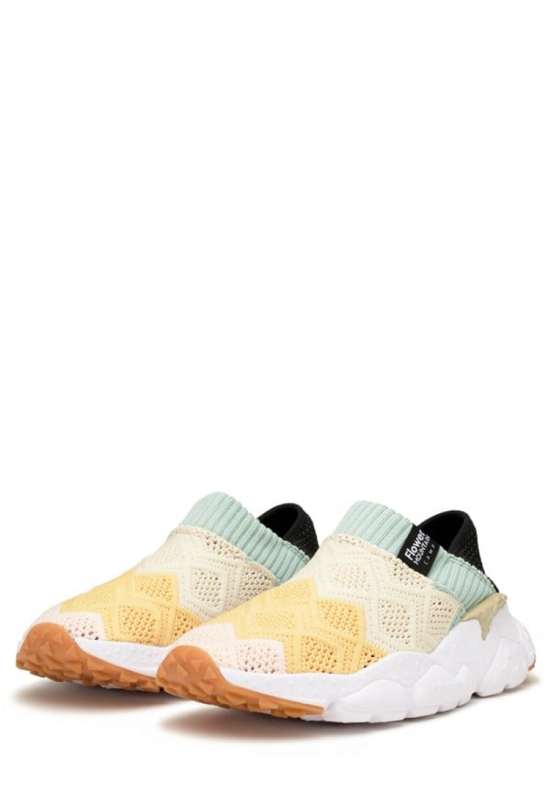 Flower Mountain Camp Sneakers Dames Roze Oranje | VCB7561HZ