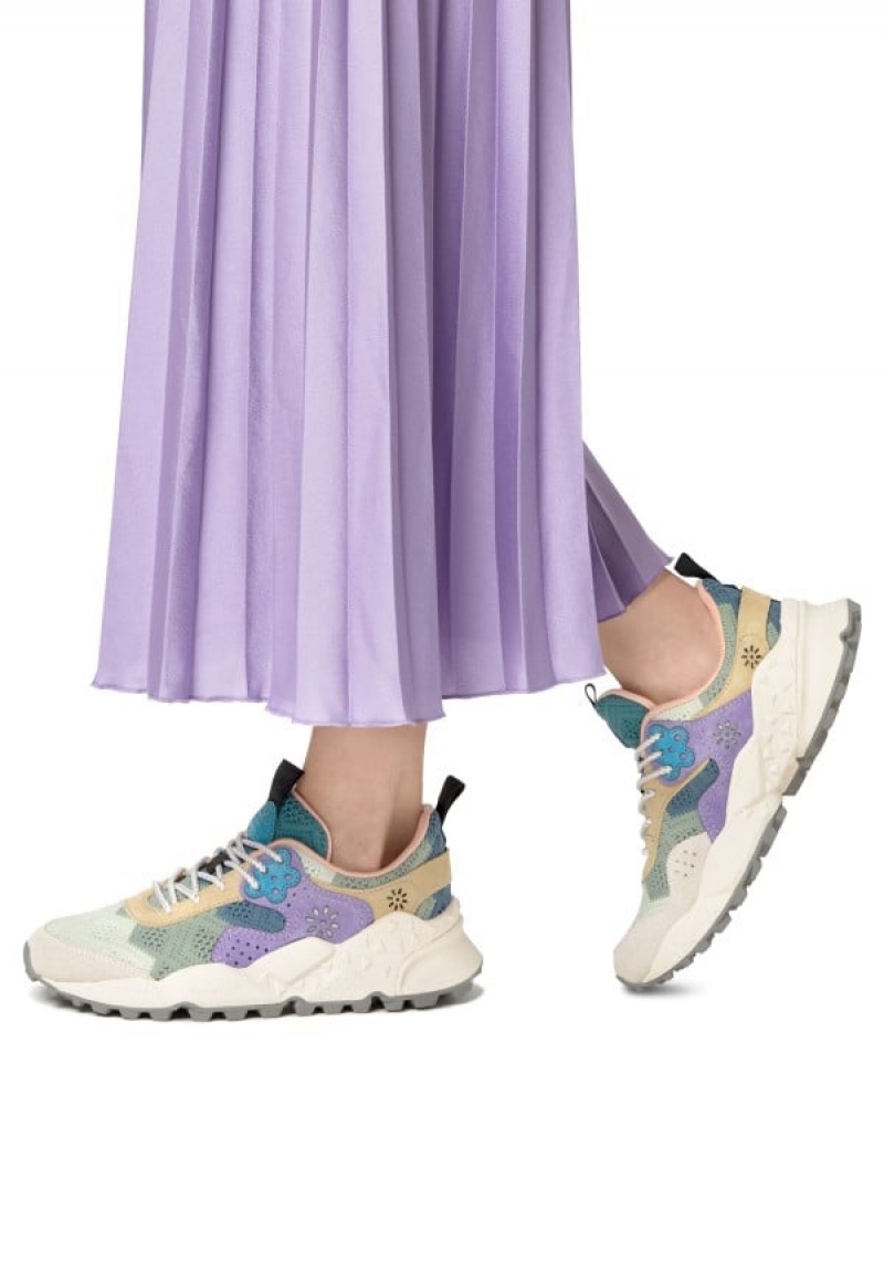 Flower Mountain Kotetsu Sneakers Dames Lichtblauw Grijs | PSJ3772BF