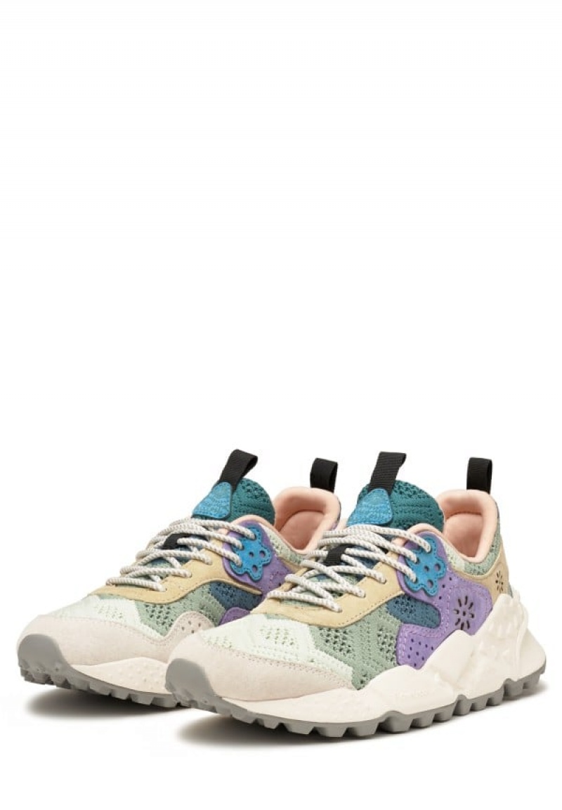 Flower Mountain Kotetsu Sneakers Dames Lichtblauw Grijs | PSJ3772BF