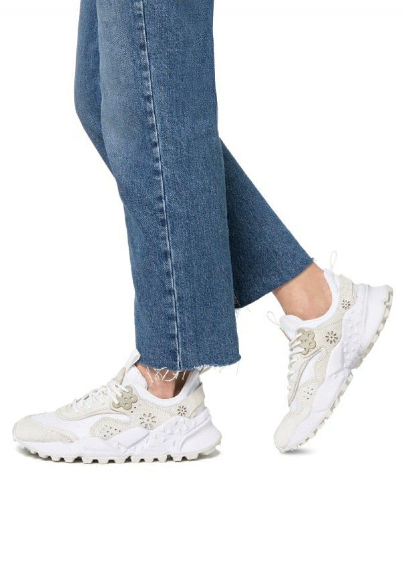 Flower Mountain Kotetsu Sneakers Dames Wit | RFZ3465TZ