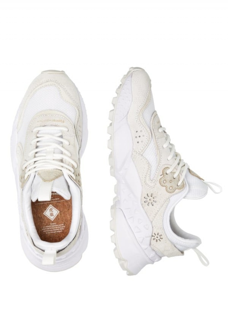 Flower Mountain Kotetsu Sneakers Dames Wit | RFZ3465TZ