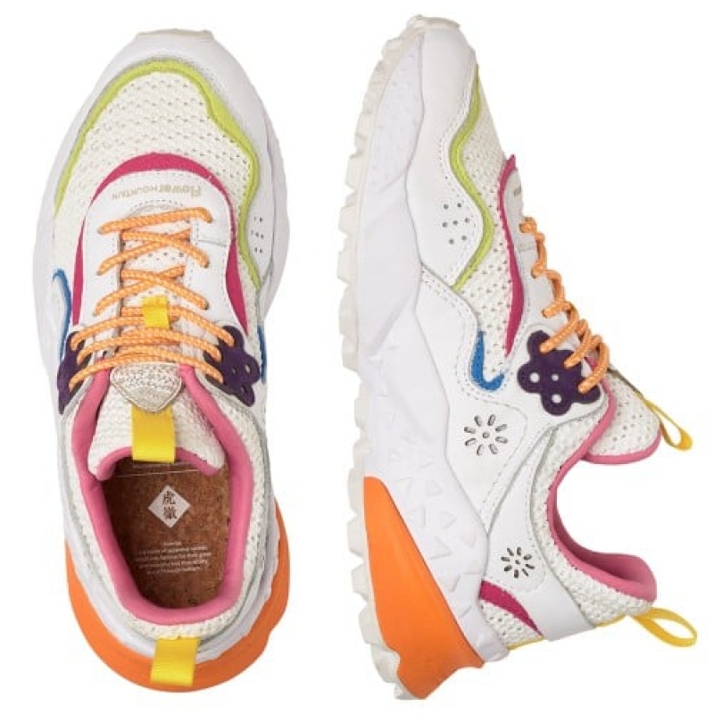 Flower Mountain Kotetsu Sneakers Dames Wit | BZE3573SK