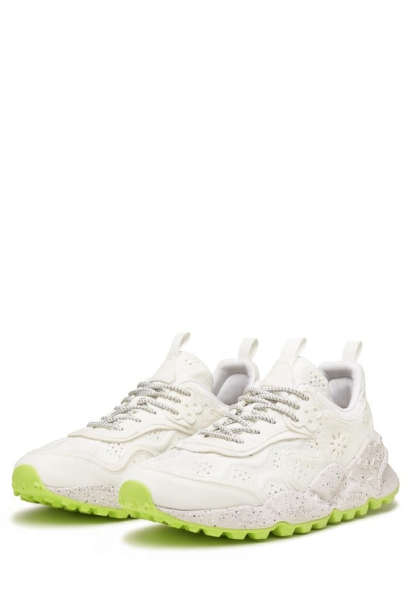 Flower Mountain Kotetsu Uni Sneakers Heren Wit | SIO3440WD