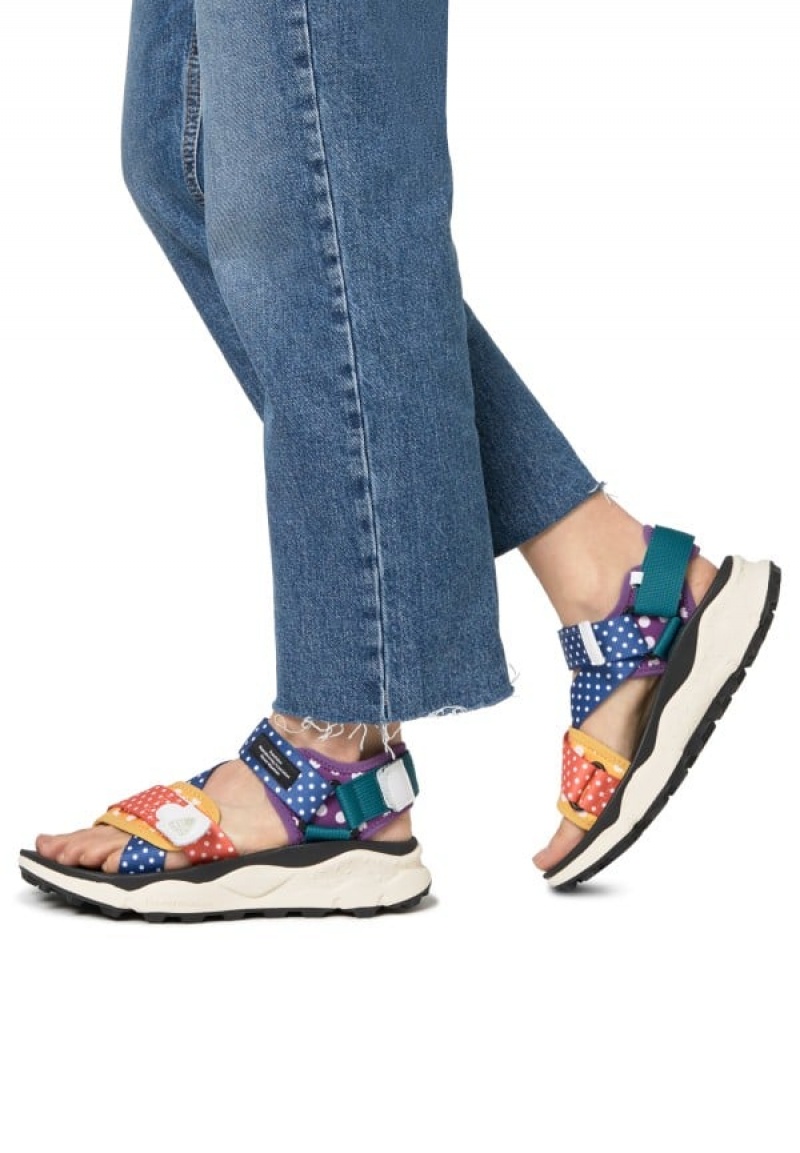 Flower Mountain Nazca 2 Sandalen Dames Blauw | EQP9270YT