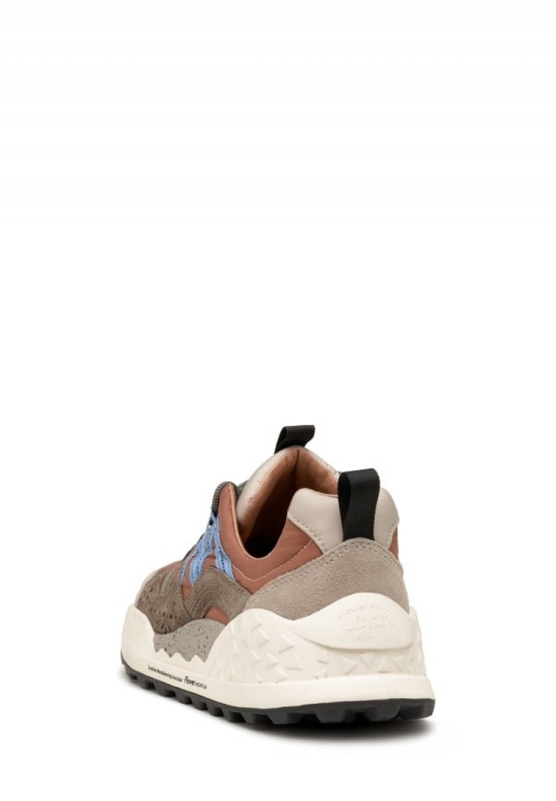 Flower Mountain Washi Sneakers Heren Bruin Grijs | QCE587MS