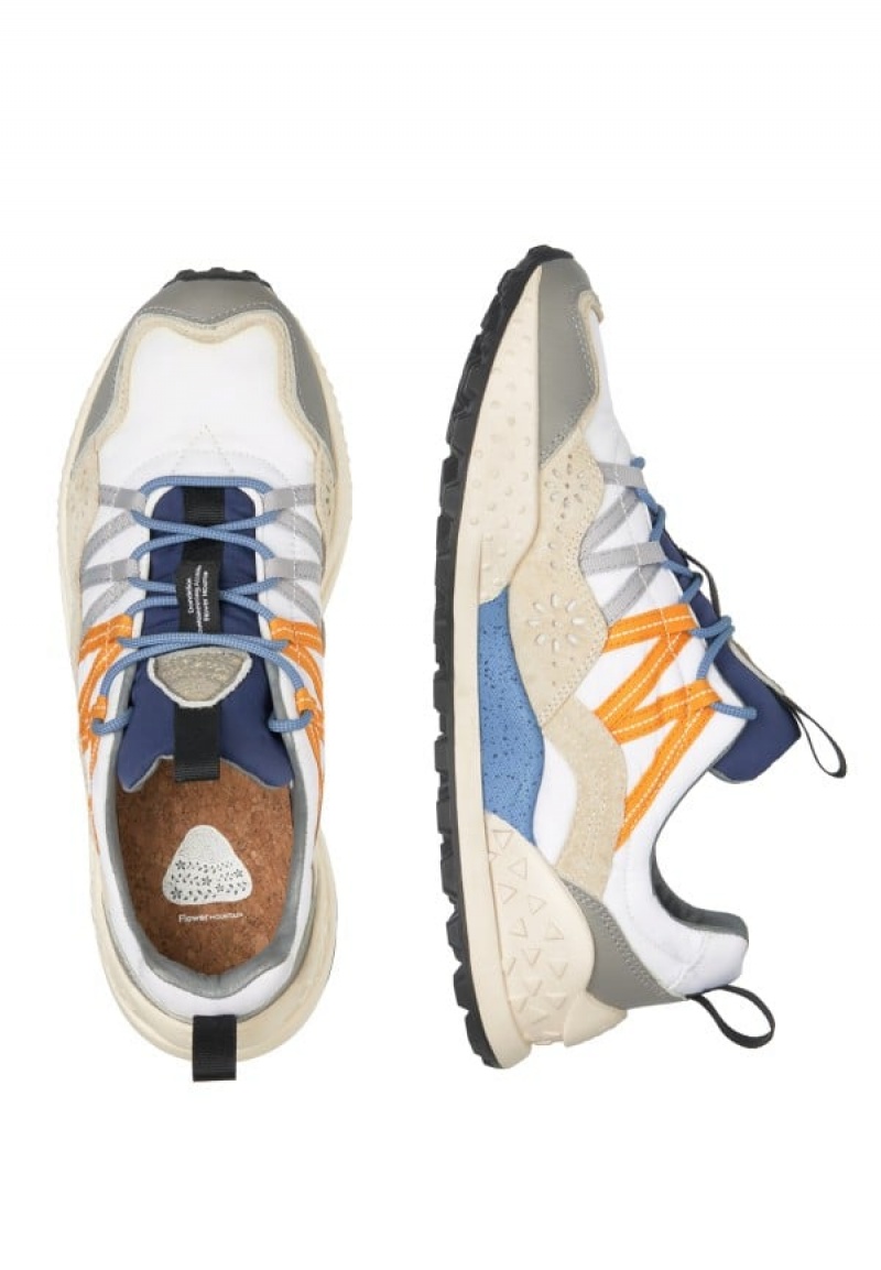 Flower Mountain Washi Sneakers Heren Grijs Wit | TXF5074QQ