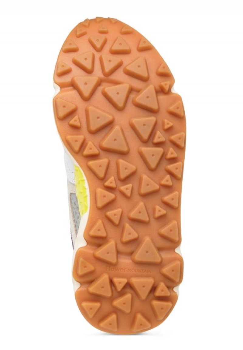 Flower Mountain Yamano 3 Sneakers Dames Wit Paars | VBO3569CQ