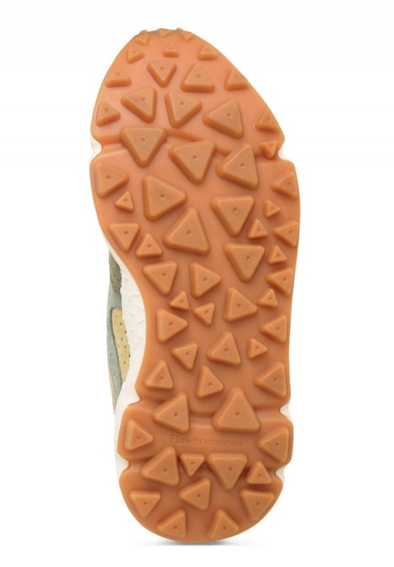 Flower Mountain Yamano 3 Sneakers Dames Groen Beige | JIW9436DV