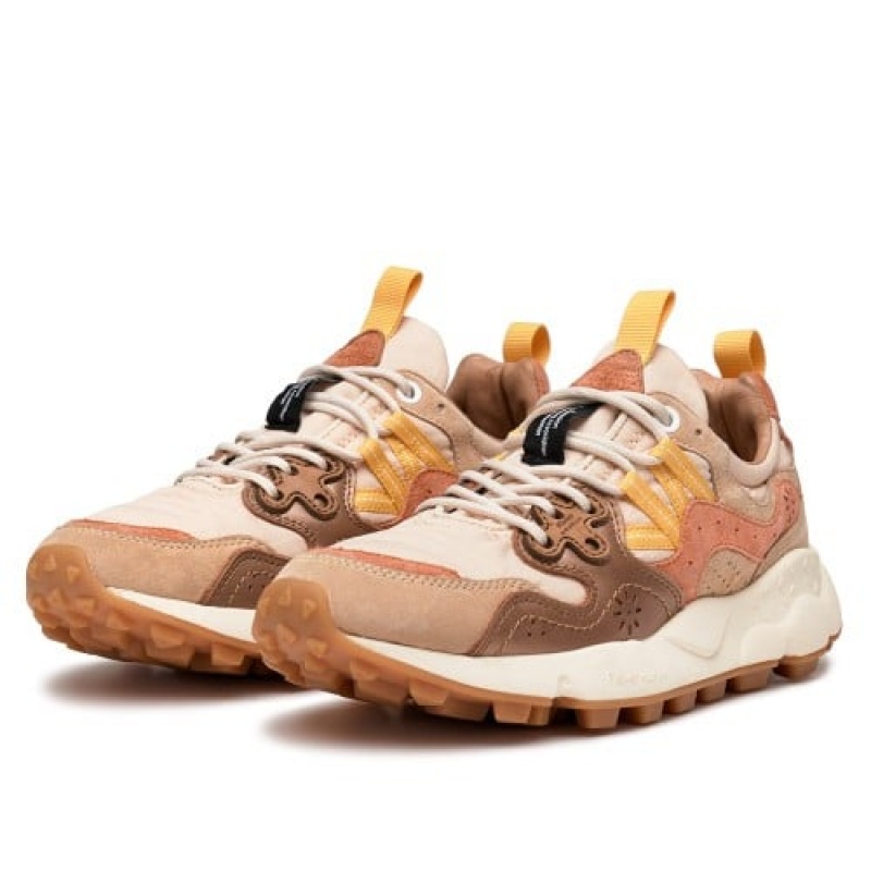 Flower Mountain Yamano 3 Sneakers Dames Bruin | WMR9231BA