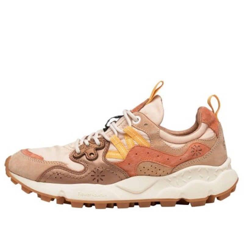 Flower Mountain Yamano 3 Sneakers Dames Bruin | WMR9231BA
