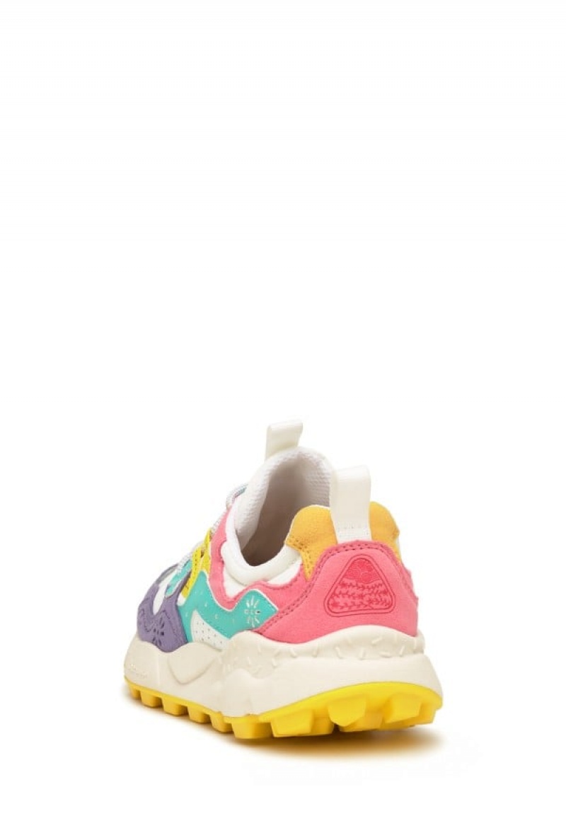 Flower Mountain Yamano 3 Sneakers Dames Paars Wit | CFI1215HL