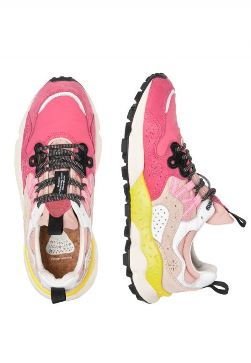 Flower Mountain Yamano 3 Sneakers Dames Fuchsie | ATH4551CD