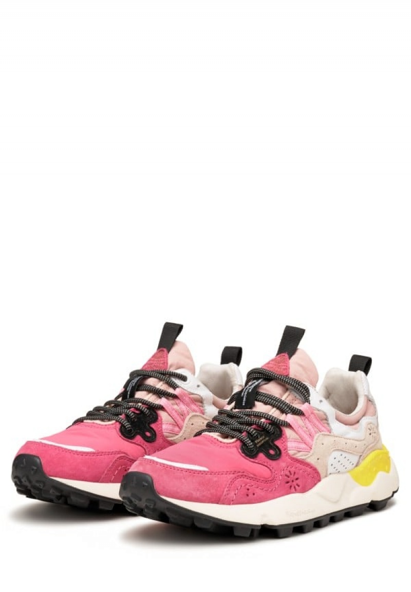 Flower Mountain Yamano 3 Sneakers Dames Fuchsie | ATH4551CD