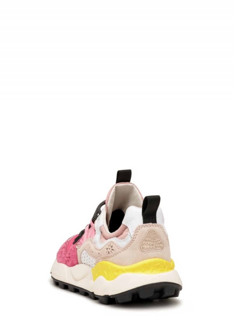 Flower Mountain Yamano 3 Sneakers Dames Fuchsie | ATH4551CD