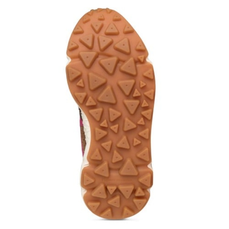 Flower Mountain Yamano 3 Sneakers Dames Groen Roze Bruin | IMN5874BQ