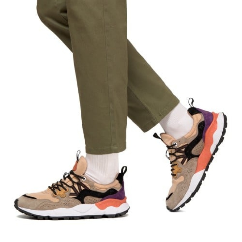 Flower Mountain Yamano 3 Sneakers Heren Beige | PGS1005MG