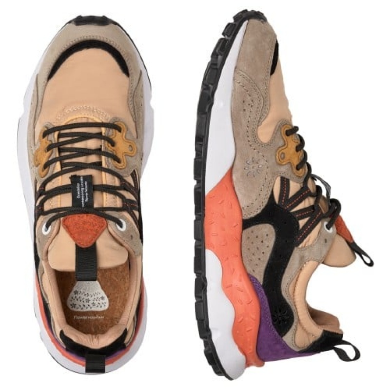 Flower Mountain Yamano 3 Sneakers Heren Beige | PGS1005MG