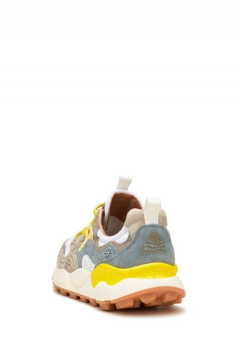 Flower Mountain Yamano 3 Sneakers Heren Grijs Wit | JZR3661MA
