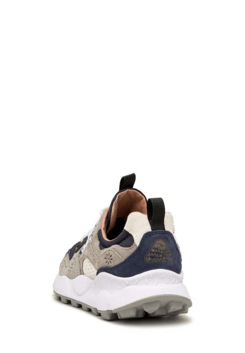 Flower Mountain Yamano 3 Sneakers Heren Donkerblauw Blauw Grijs | DHW5110DW