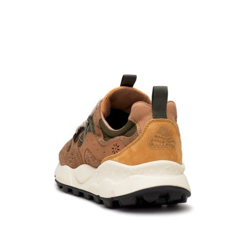 Flower Mountain Yamano 3 Sneakers Heren Bruin | OOM10082PB
