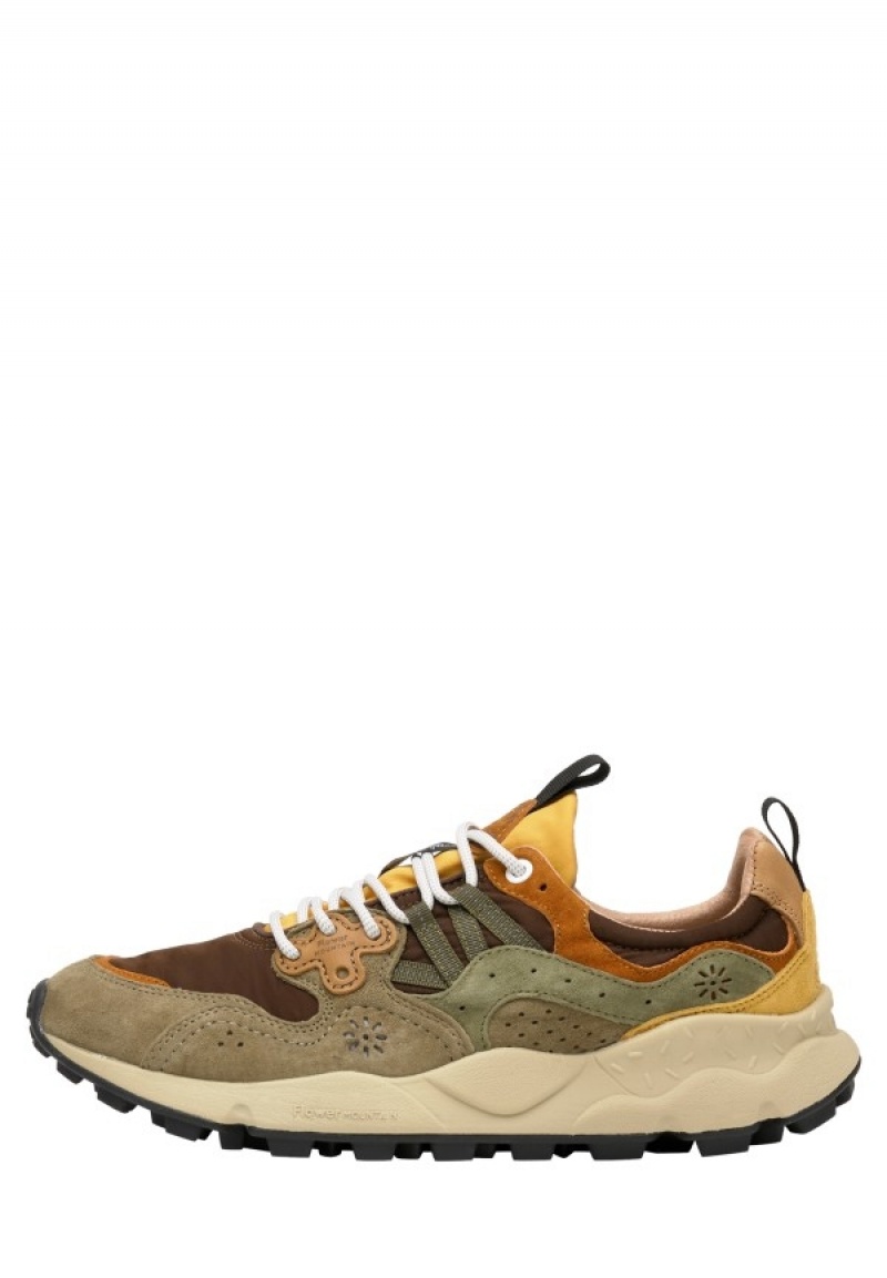 Flower Mountain Yamano 3 Sneakers Heren Bruin Grijs | SDT5512BJ