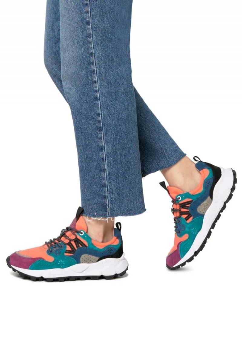 Flower Mountain Yamano 3 Uni Sneakers Heren Oranje Paars | LIY3477MC