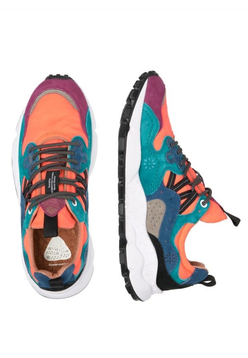 Flower Mountain Yamano 3 Uni Sneakers Heren Oranje Paars | LIY3477MC