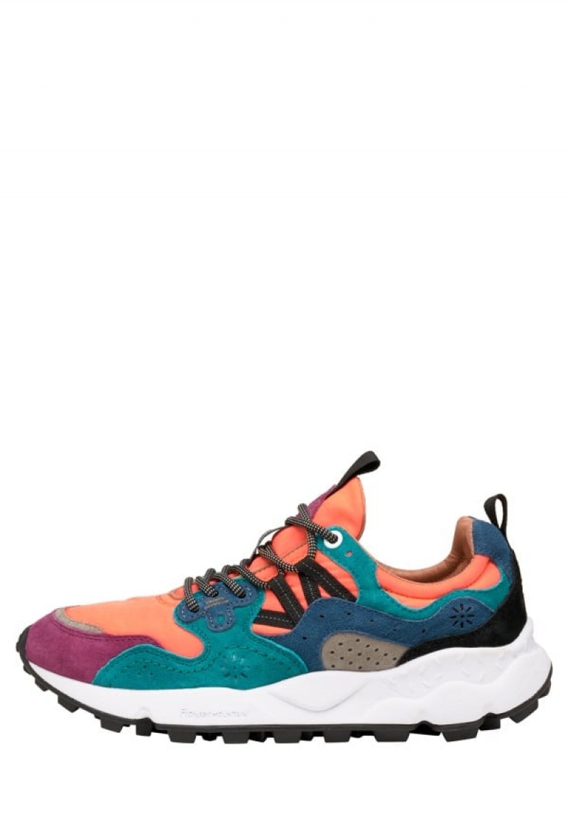 Flower Mountain Yamano 3 Uni Sneakers Heren Oranje Paars | LIY3477MC