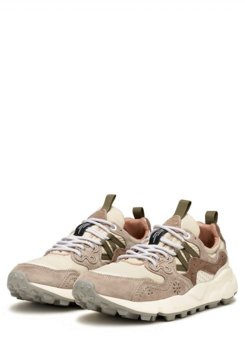 Flower Mountain Yamano 3 Uni Sneakers Heren Grijs Beige | IBF1743MD