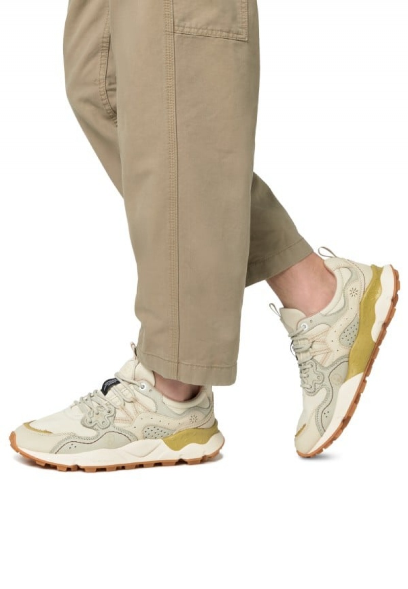Flower Mountain Yamano 3 Uni Uw Sneakers Heren Beige | XBV3890EV