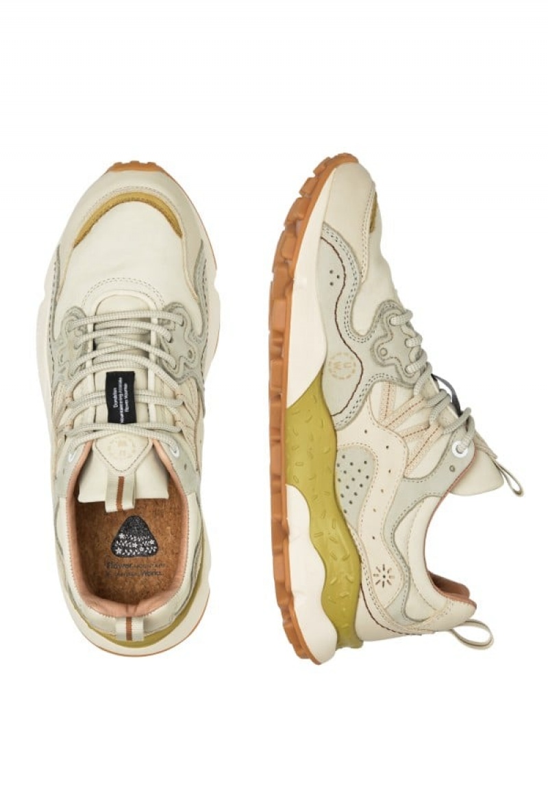Flower Mountain Yamano 3 Uni Uw Sneakers Heren Beige | XBV3890EV
