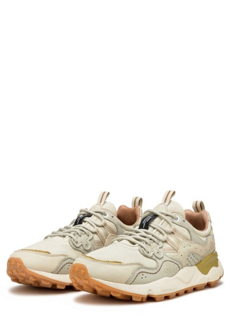 Flower Mountain Yamano 3 Uni Uw Sneakers Heren Beige | XBV3890EV