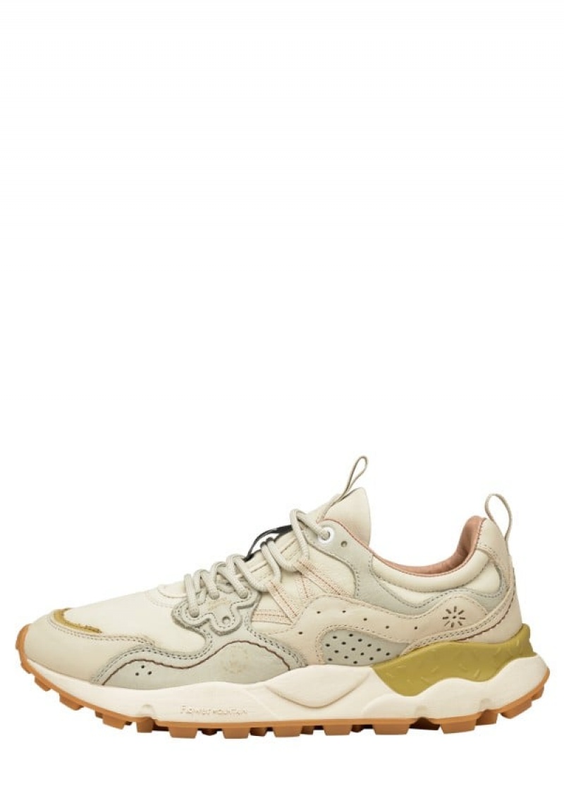 Flower Mountain Yamano 3 Uni Uw Sneakers Heren Beige | XBV3890EV