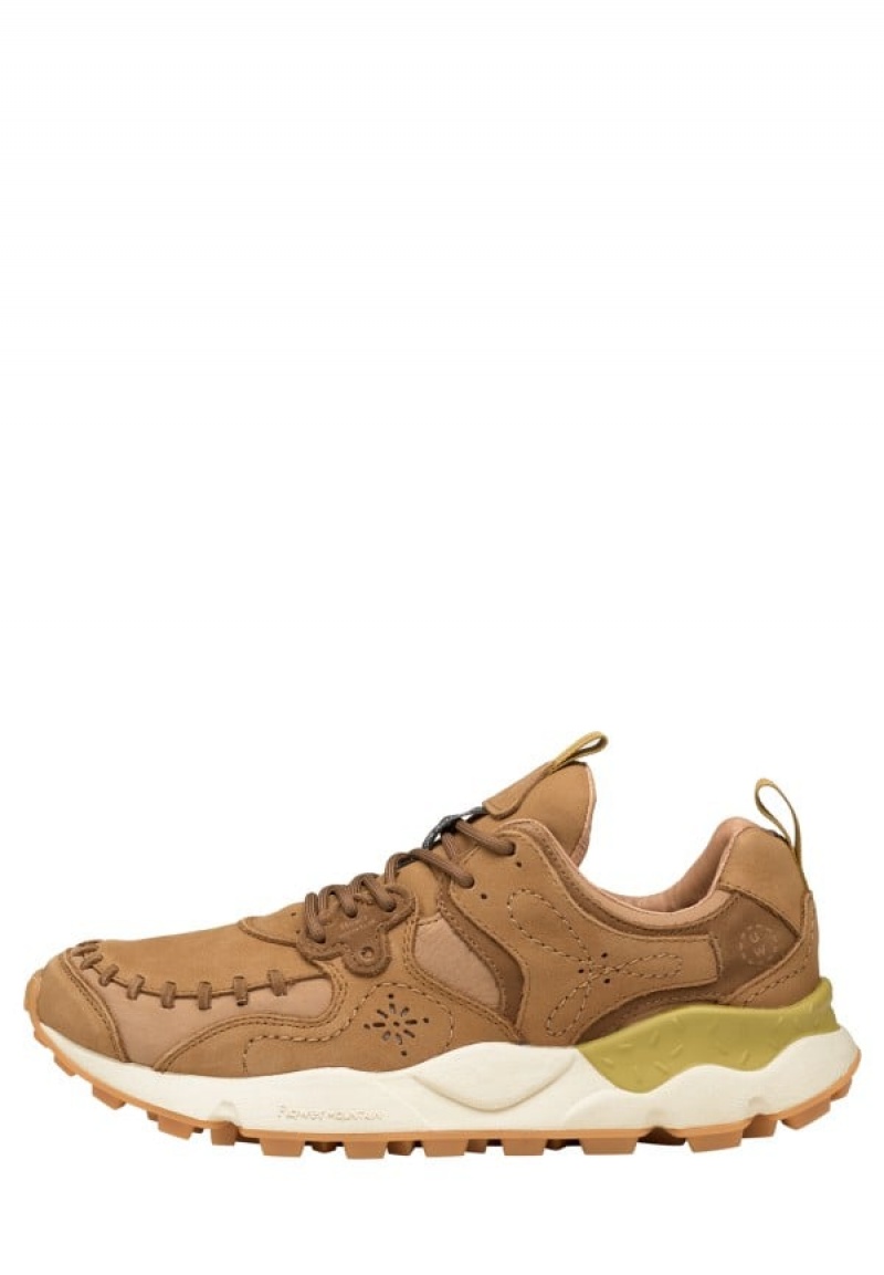 Flower Mountain Yamano Uni Uw Sneakers Dames Bruin | YXC3022MF