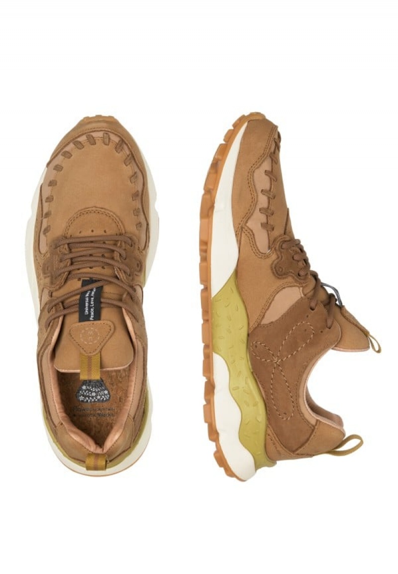 Flower Mountain Yamano Uni Uw Sneakers Heren Bruin | WGL6017NT