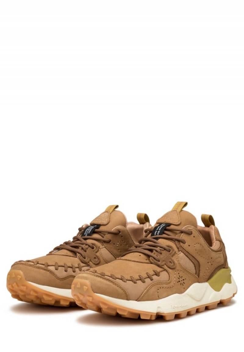 Flower Mountain Yamano Uni Uw Sneakers Heren Bruin | WGL6017NT